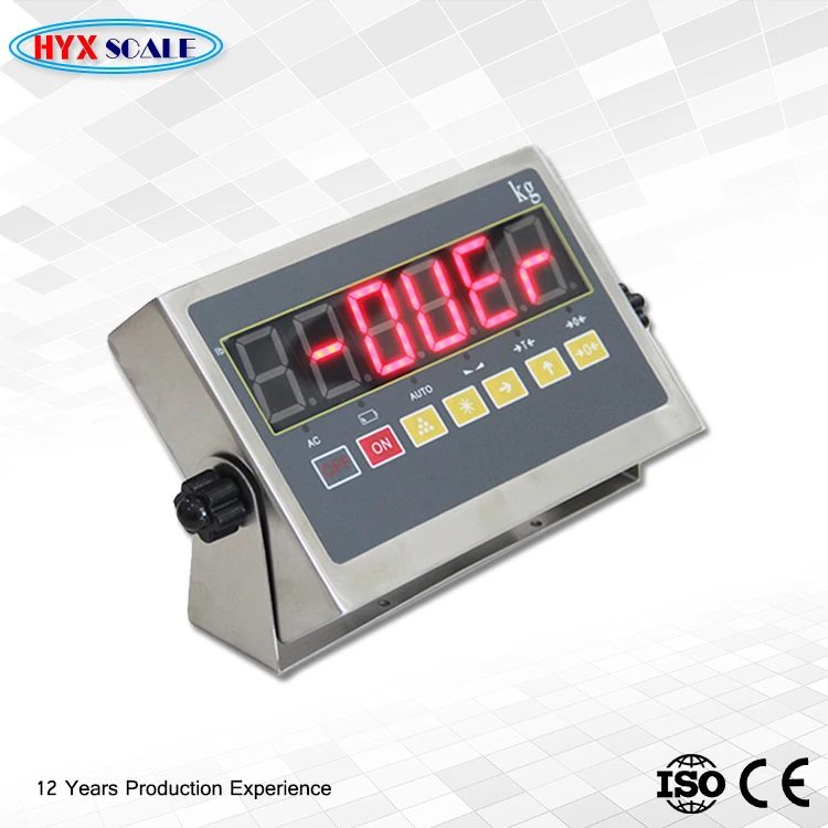 stainless steel indicator TCS electronic platform scale