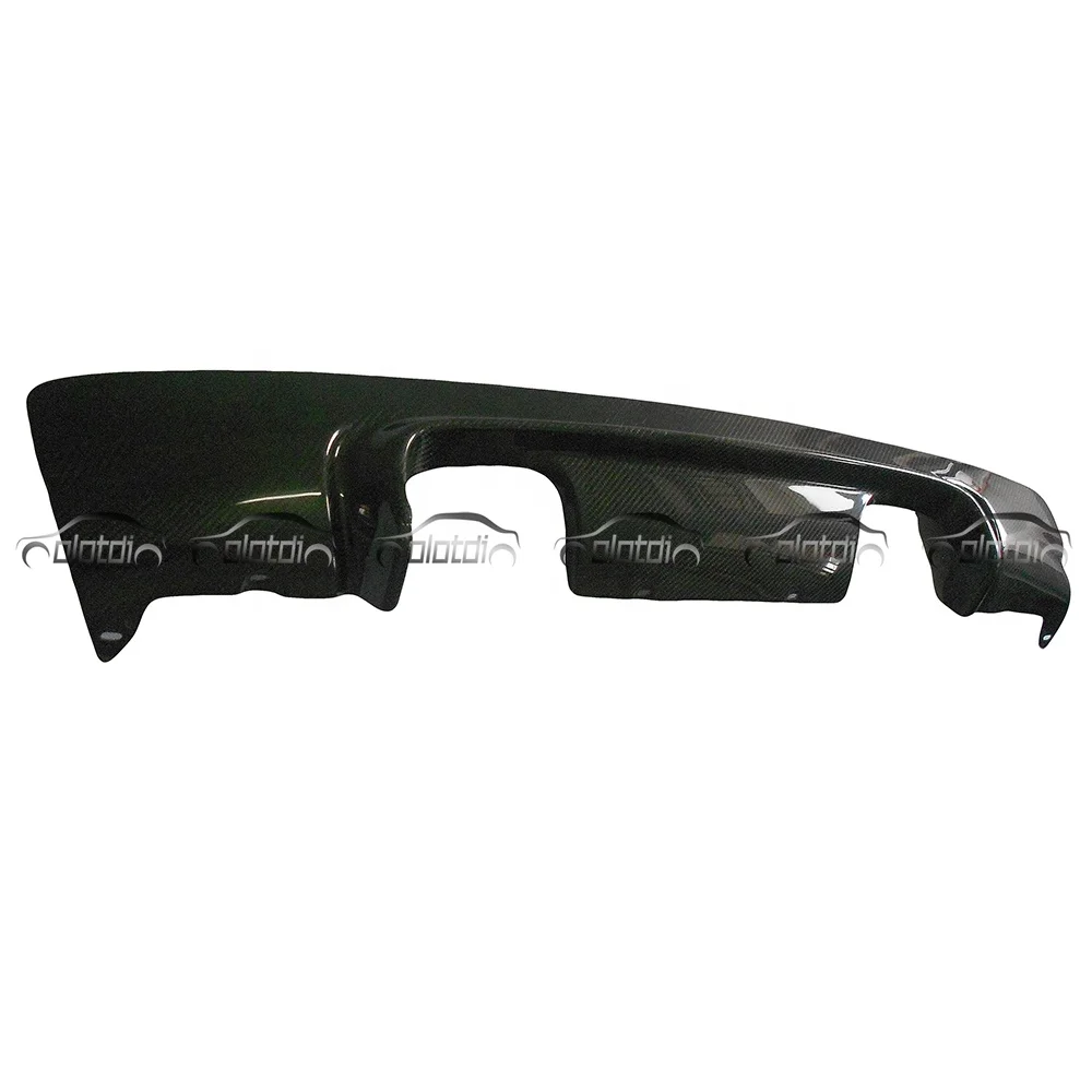 CSL Style Carbon Fiber Fins Spoiler Wing Splitter Rear Lip Bumper Diffuser For BMW E46 M3 Wide Body Kit