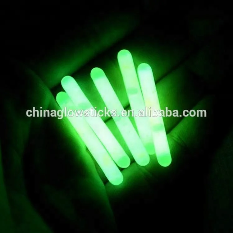 glow sticks popular for fishing chemical light sticks 1.5inch glow stick night fishing float customize