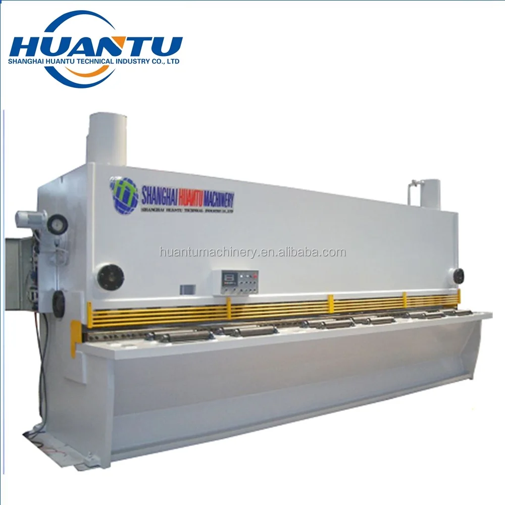 Shanghai HUANTU CNC hydraulic guillotine shearing machine shear