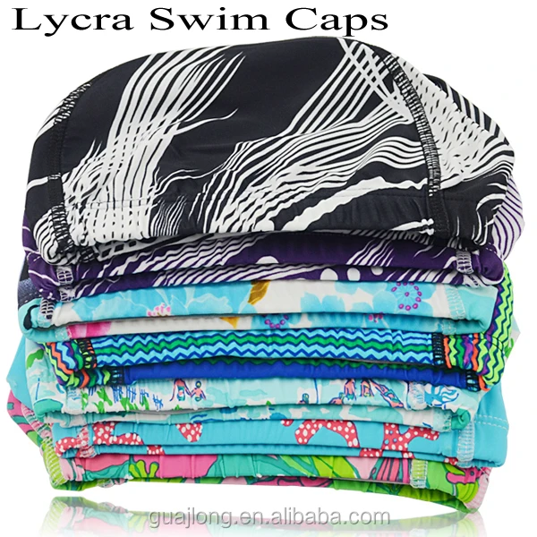 
Nylon swimcaps, Fabric swimming caps 