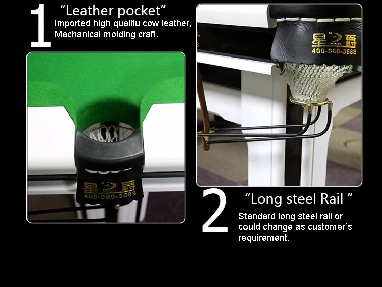 Chinese Billiard 8 pool table game Table