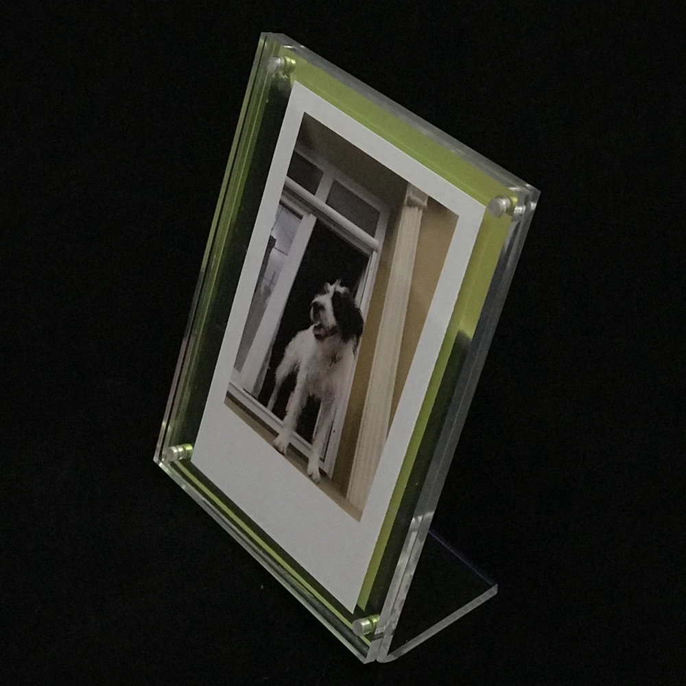 Радужная акриловая фоторамка для Instax 4x4 4x6 5x7 или другой Индивидуальный размер фото