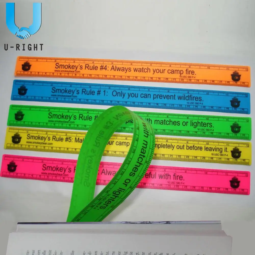 30 cm plastic soft ruler
