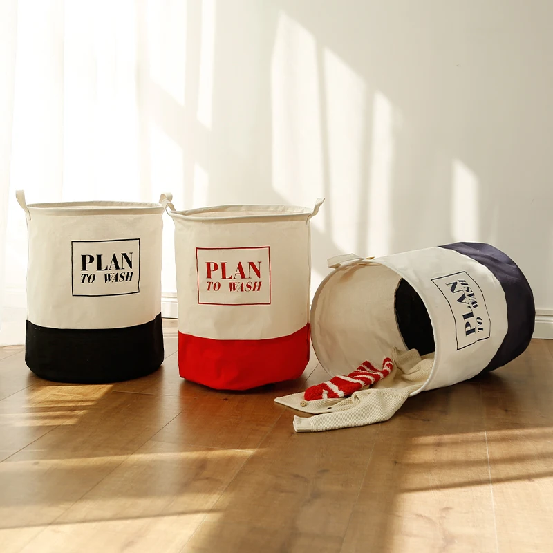 
Hot Selling Amazon Recommend Collapsible Canvas Laundry Basket 