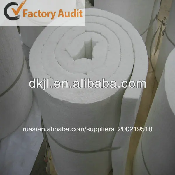 ceramic fiber blanket for fire protection and thermal insulation