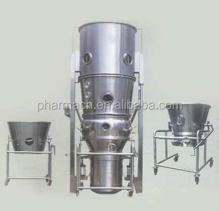 
Chinese supplier pharmaceutical multifunctional fluid bed granulating fertilizer granulator machine 
