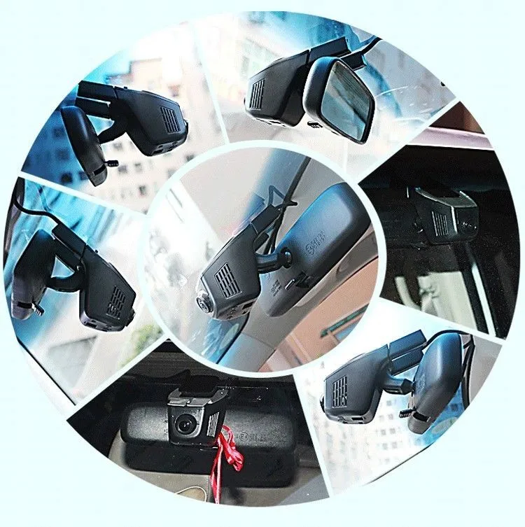 Универсальная Скрытая Автомобильная камера 1080P с Wi-Fi, Автомобильный видеорегистратор, мобильный, удобный в эксплуатации