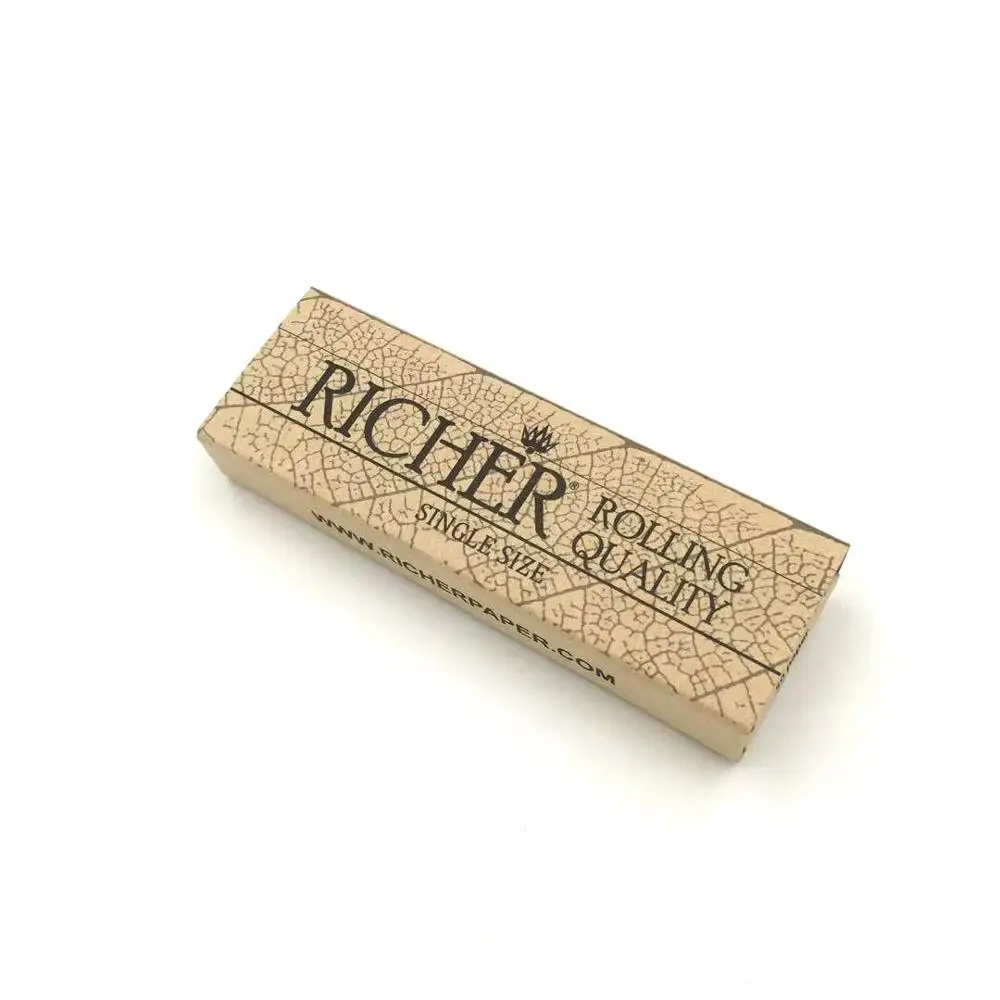 100% Arabic Gum organic unbleached hemp rolling weed paper