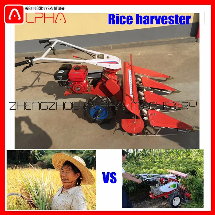 Combine Cheap Mini Manual Wheat Cutter Harvester / Rice Weeder Mini Harvester