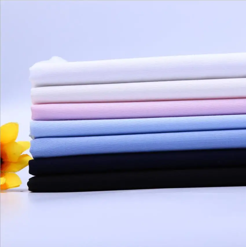 wholesale clothes material 100% polyester fadeproof black abaya fabric