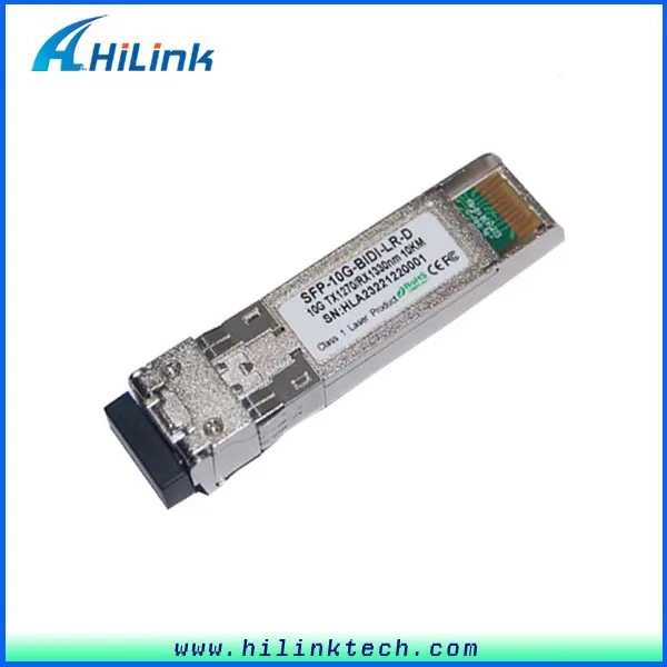 волокна optique 10g sfp модуль sfp+ трансивер биди одного реёиме sfp 1310nm/1270nm