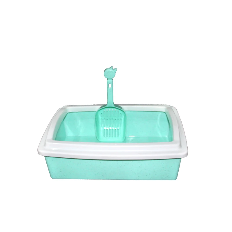 
New Cat Toilet Plastic Cat Litter Box 
