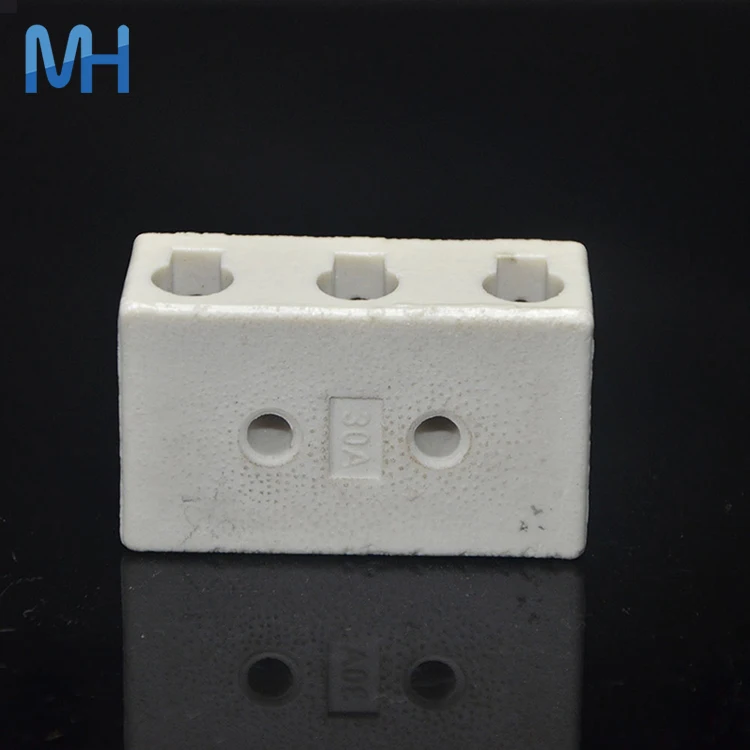 Ceramic Soapstone 10A Low Voltage Terminal Block