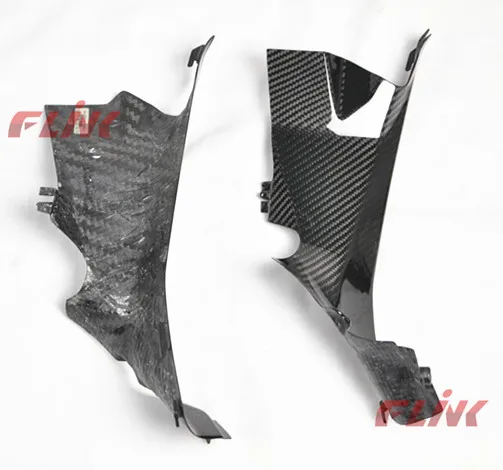 FLINK Carbon for DUCATI 1199 899 Panigale R S Carbon Fiber Upper Air Intake Duct Covers Panels