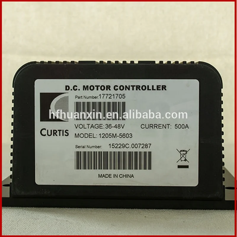 Curtis программируемый контроллер двигателя постоянного тока 1205M-5603 36V 48V-500A для электромобилей