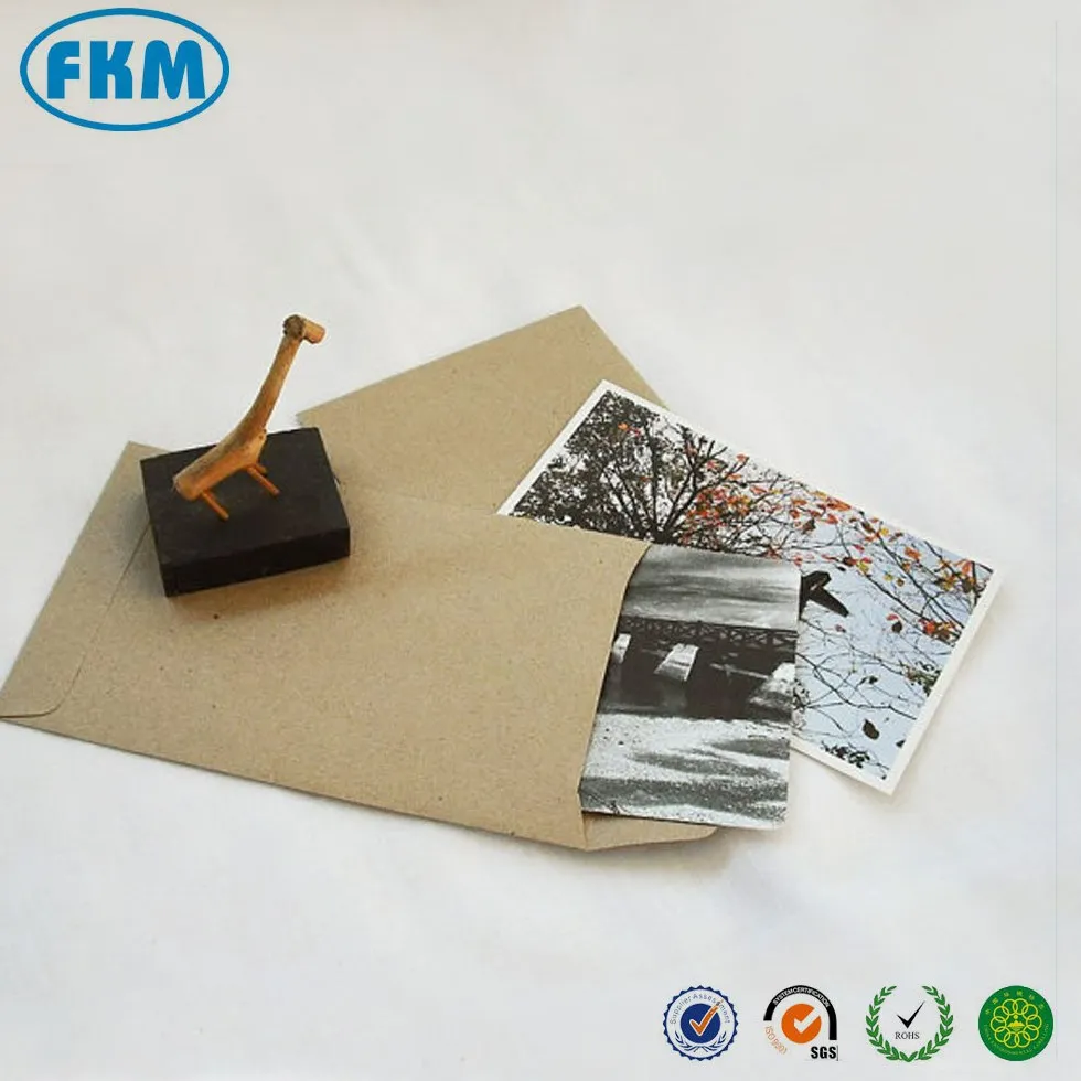 
4.5 inch X7 inch A6 set of 50 Brown Kraft envelopes for photo or postcard 