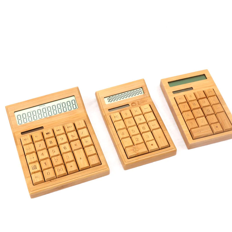 Фабрика изготовленный на заказ логотип Эко-дружественных брендовые товары, игрушки в подарок, игрушка для 12-разрядный калькулятор двоевластие бамбук