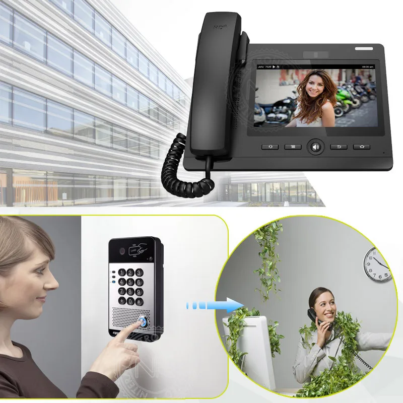 VoIP video intercom system for apartments security door phone waterproof designed