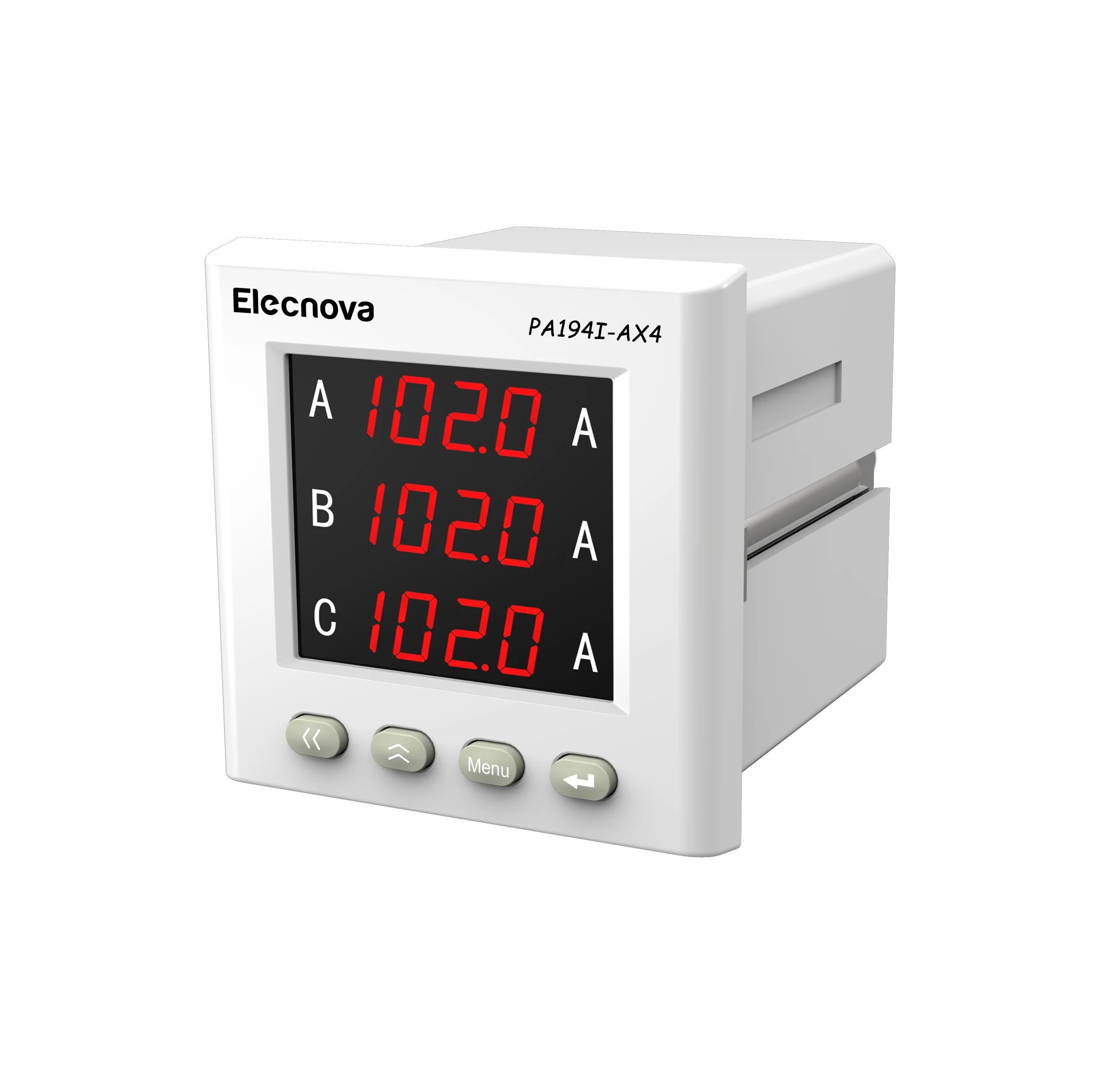 PA194I-AX4 74*74mm high precision three phase LED digital display AC ampere meter