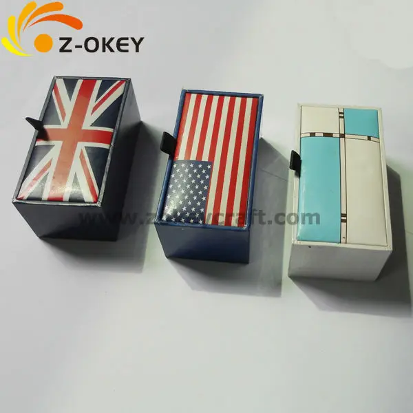 Custom Handmade Elegant Antique Cheap Vintage Paper Cufflink Boxes Wholesale