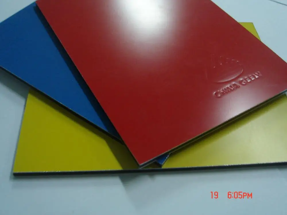 Building material ACP/ACM PVDF/PE coated