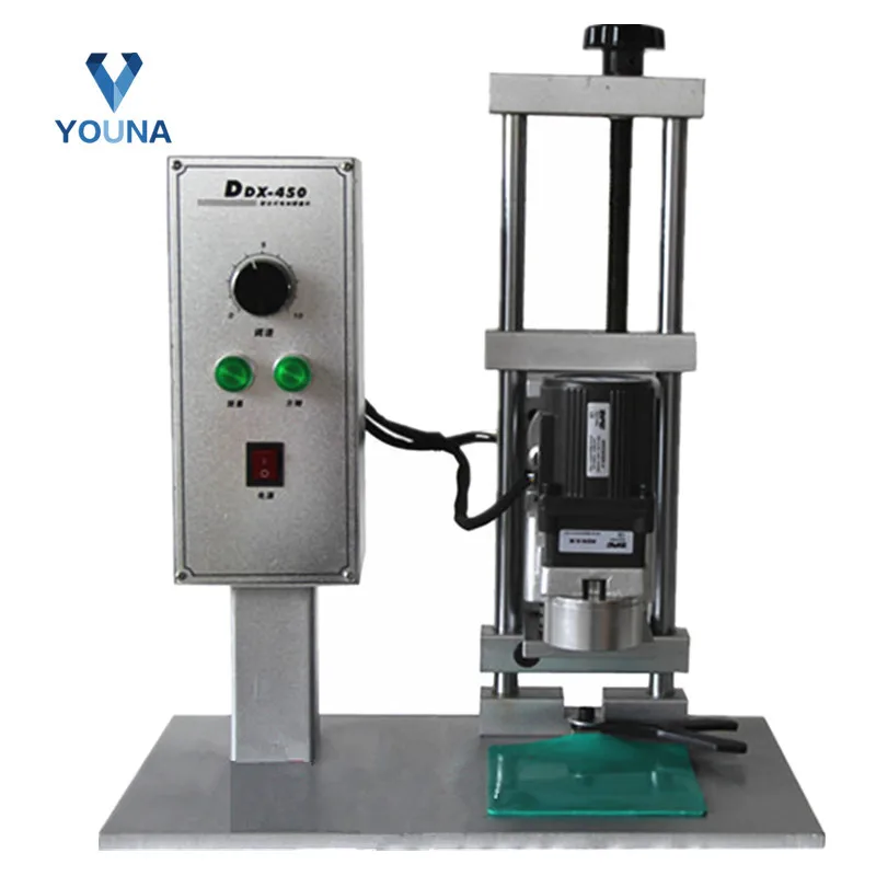 Высокая эффективность абор экономия полуавтоматическая настольная укупорочная машина для винтового типа кепки