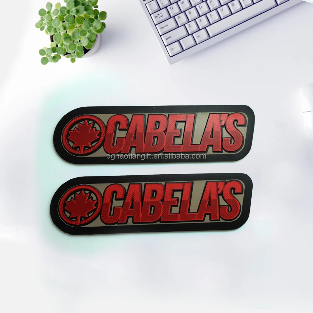 
FAMA audit Manufacturer customize apparel accessories embossed logo 3d silicone label 