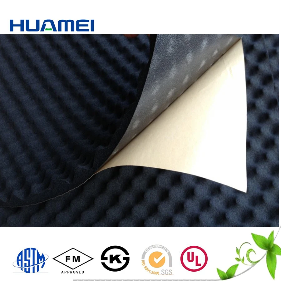
sound proofing foam egg crate/sound absorbing egg shell PU foam 