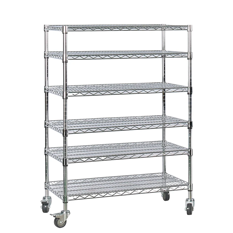 
User-friendly design picking racks wire shelving with bins 