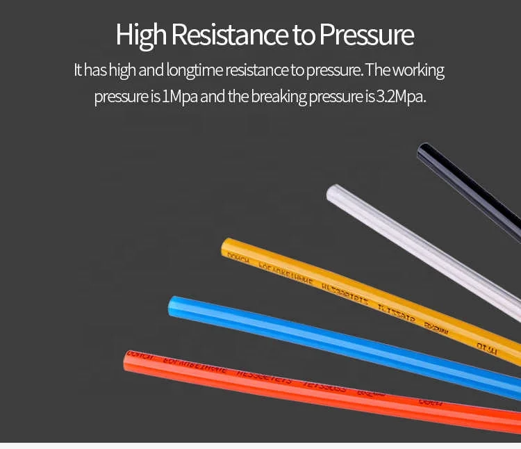 Manufacturers High Quality 10mm 6.5mm Food Grade Pneumatic Air Hose Tubing Polyurethane