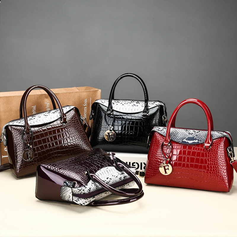 Manufacture wholesale factory pu female ladies fancy hand bags