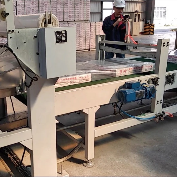 
PVC laminated gypsum board ceiling tile machine 