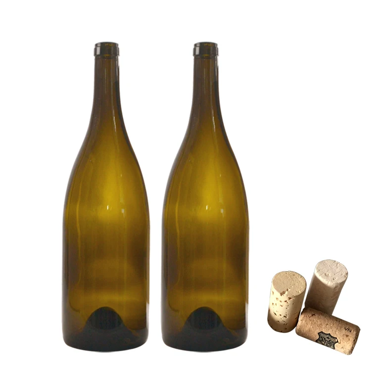 1500ml empty big  rihine liquor glass wine bottle for sparkling wine wholesale price