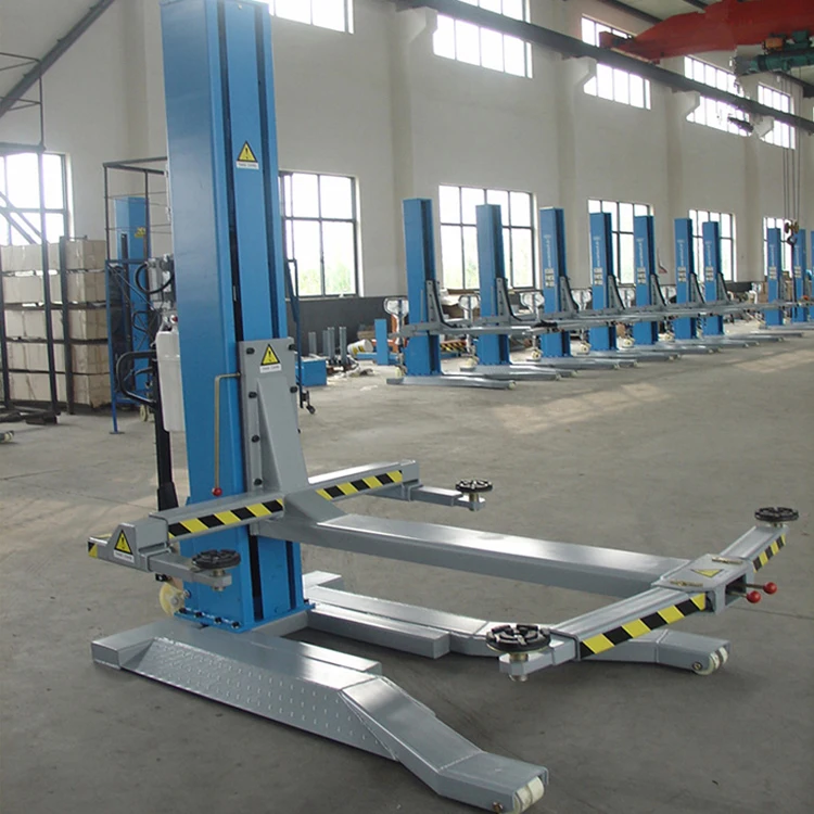 2019 hot sale Movable Single post car lift with popular single-column lift
