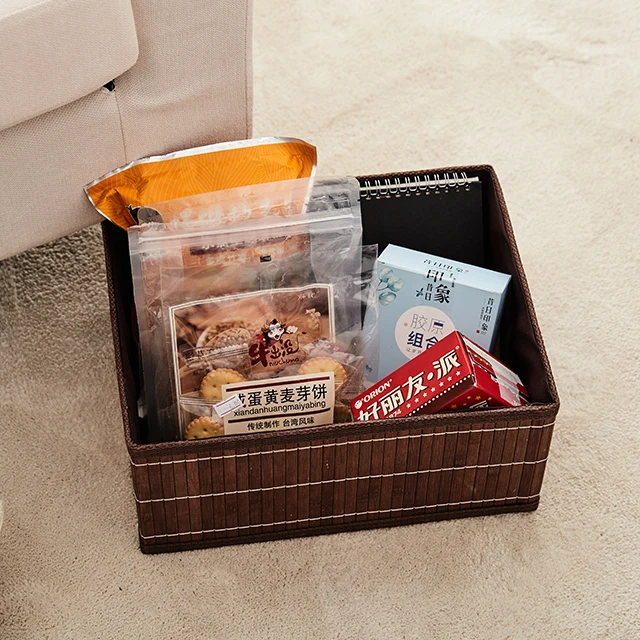 Wholesale OEM  Set of 3 Bamboo Storage Basket