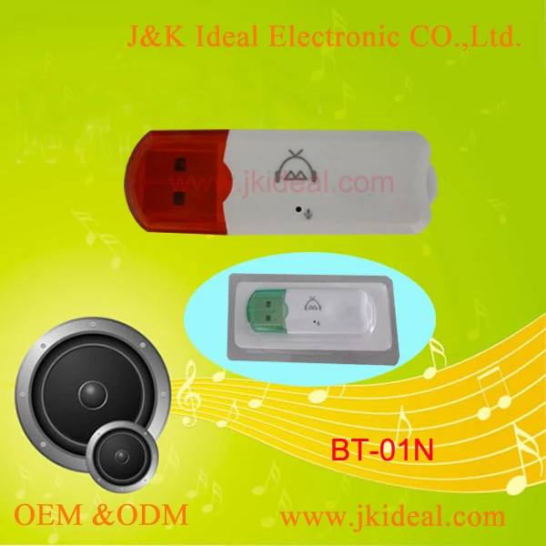 Bt-01n лучшие продажи bluetooth dongle / bluetooth аудио приемник / usb bluetooth адаптер для динамиков