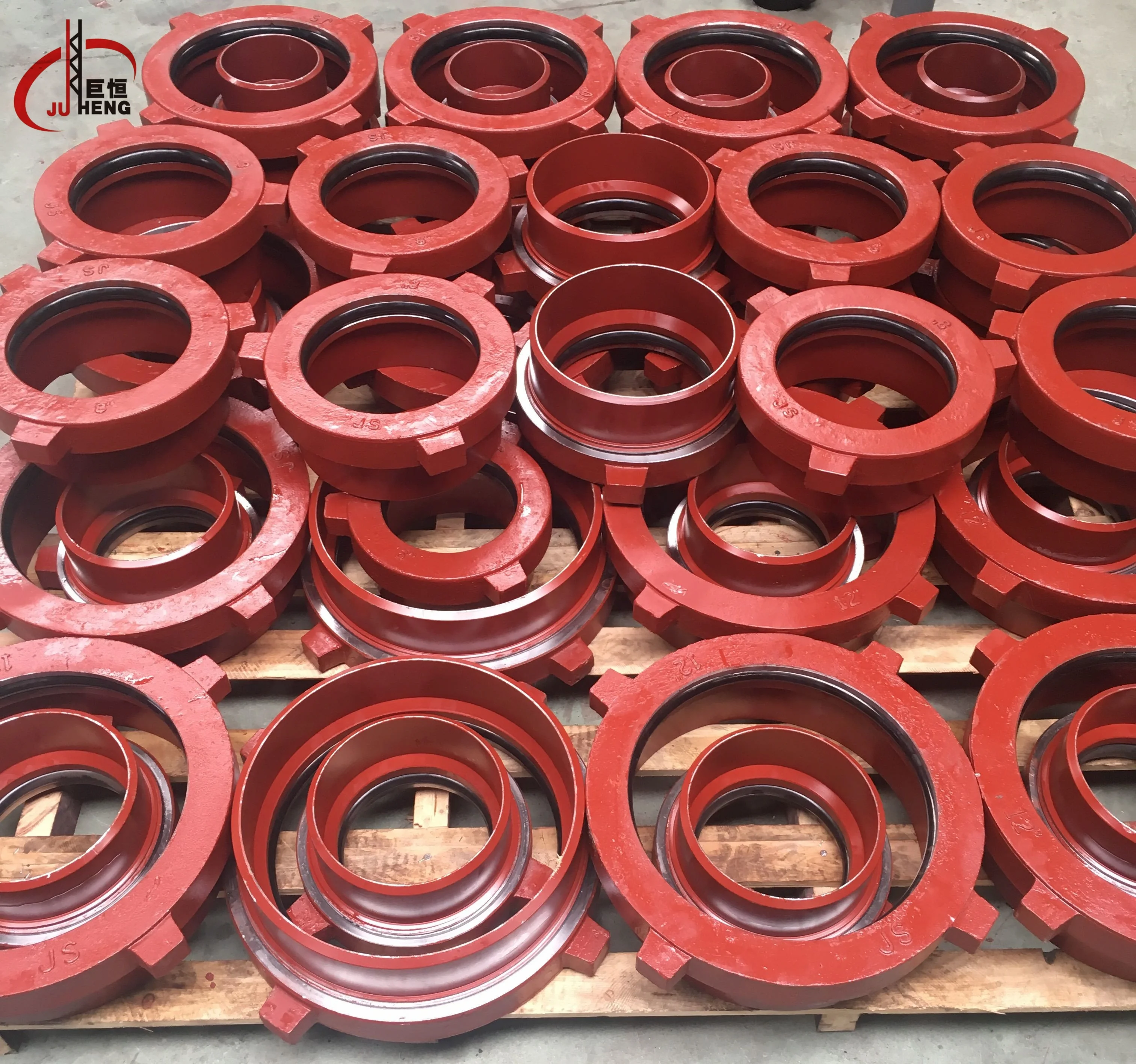 High quality API forged seal tank union 3 pieces per  hammer union pipe fittings
