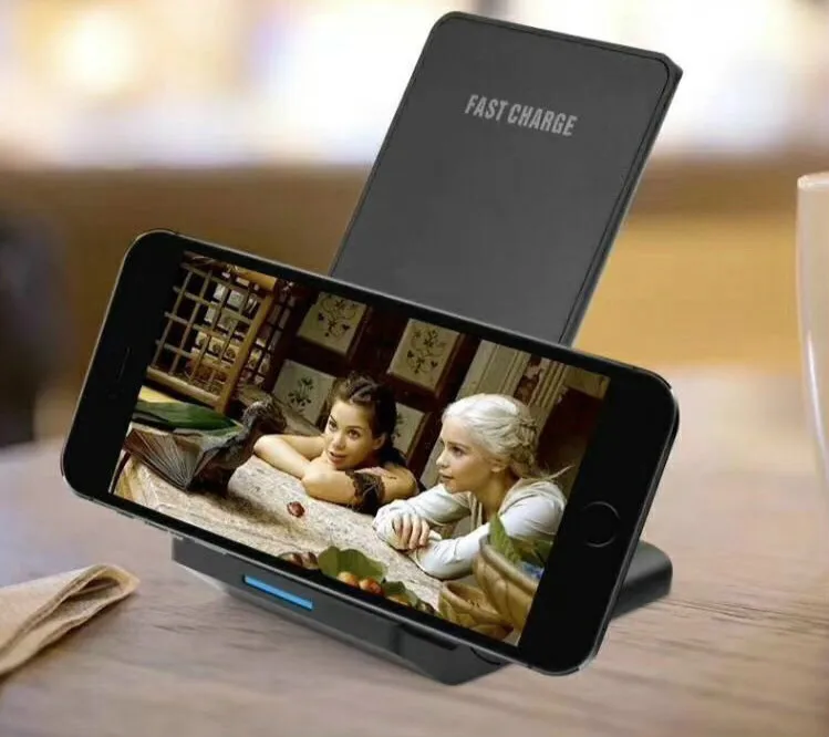 
2019 newest 10W phone fast charging stand Qi wireless charger 