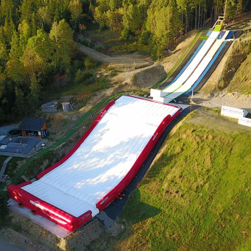 Sport mountain bike inflatable Stunt Jump skiing big giant airbag stunt air inflatable jump bag, inflatable Landing Airbag