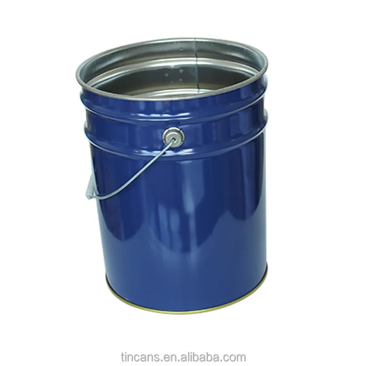 20 liter paint bucket round tin cans for glue
