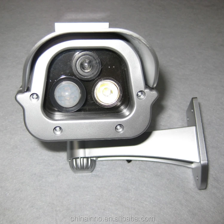 Solar Powered CCTV Security Fake Dummy Camera with Human Sensor (60749728549)