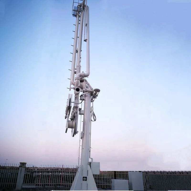 Hydraulic marine loading unloading arm