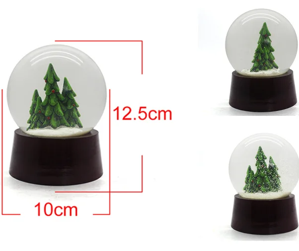 2018 christmas snowball tree snow globe