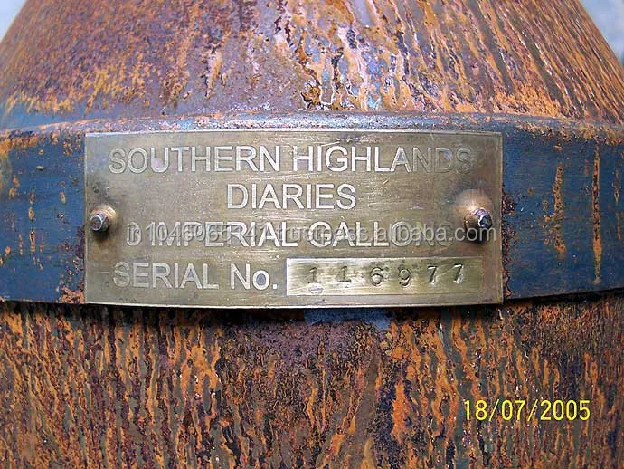 Custom Antique Metal Milk Cans with Love Pyramid Logo Modern Engraved Style Iron Aluminum Brass Cast Iron Model Craft Gift