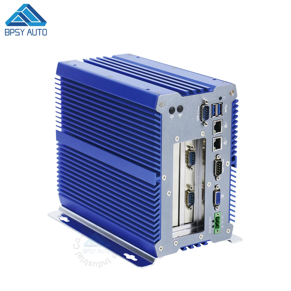 Cheap Fanless Mini PC DDR4 16GB RAM Desktop Computer Mini Linux Win 10 Embedded PC Dual Ethernet