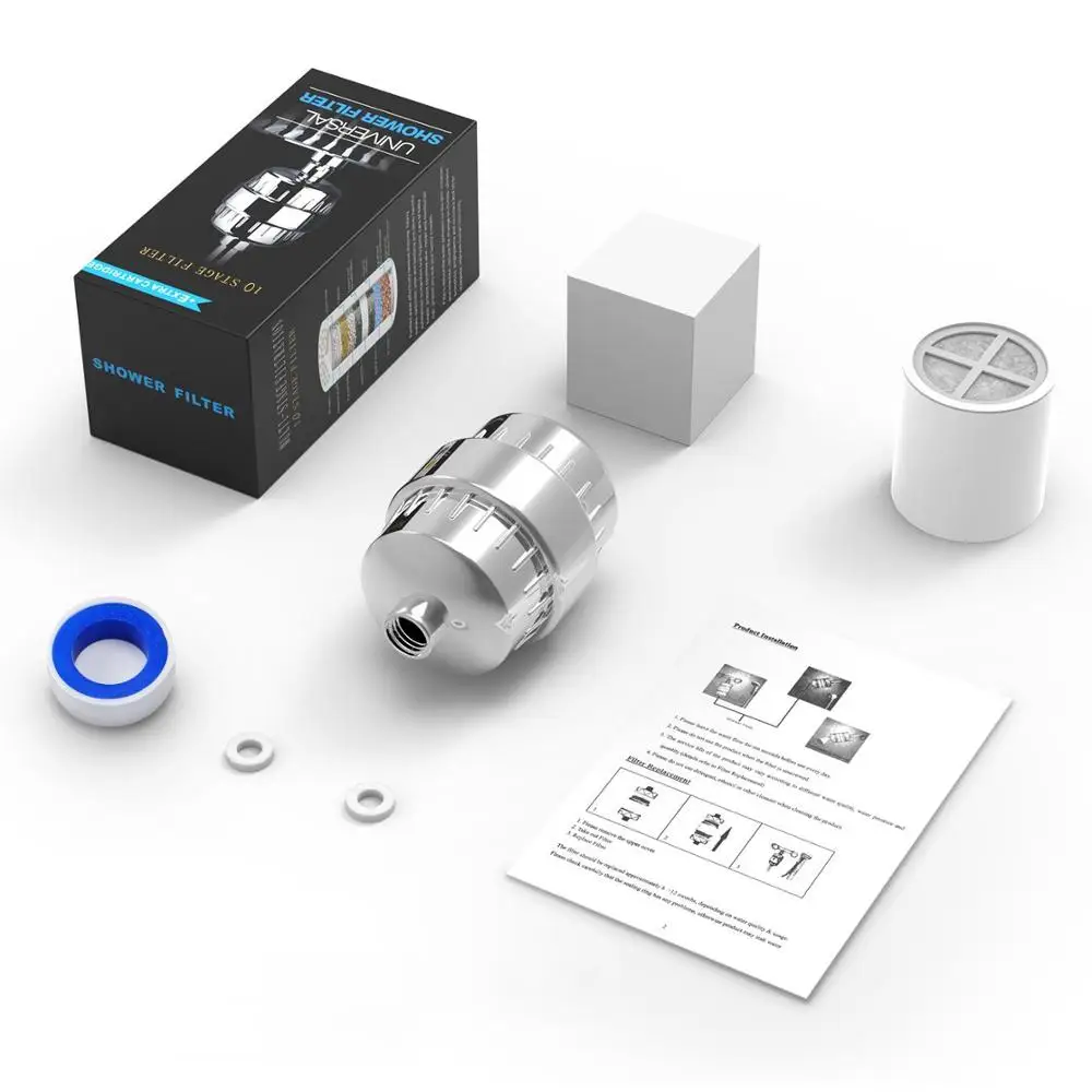 
 Лидер продаж на Amazon, 10/12/15 этапов, фильтр для водяного душа  