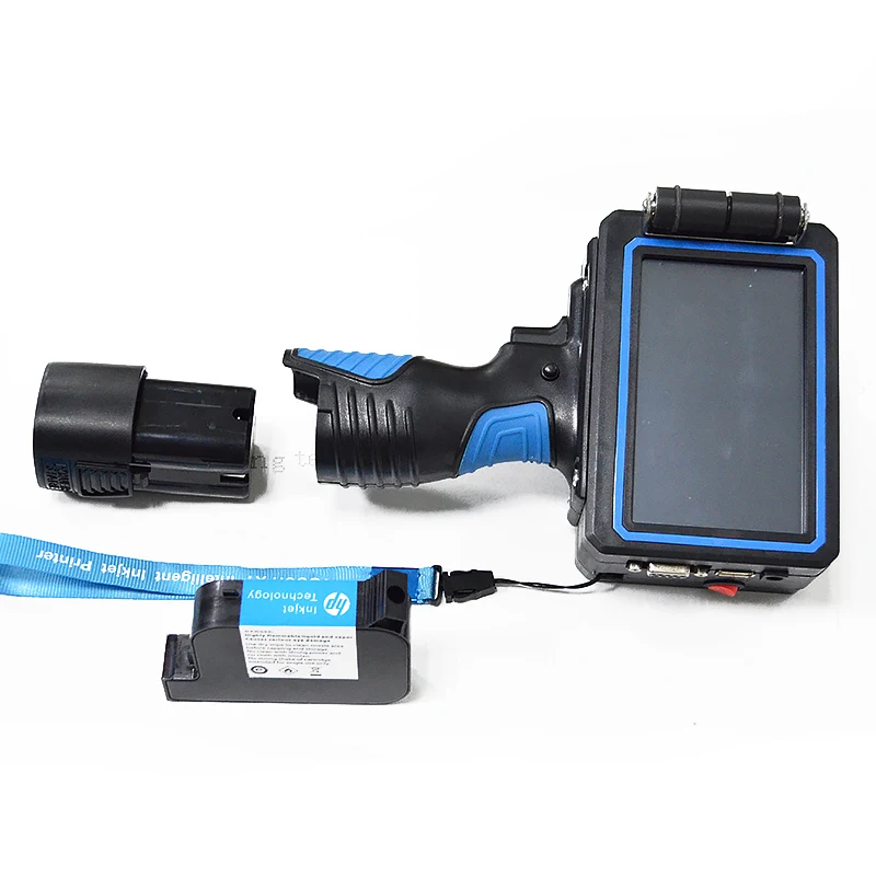 Mini Portable Handheld Printer Ink-jet Printer QR Bar Code Digital Printing Machine on Paper, Carton, Glass, Steel, Stone Board