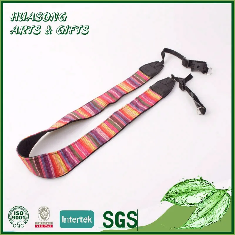 Wholesale Custom Good Quality Camera Strap Polyester Orange PURPLE Yellow BROWN Multi WHITE Black Green Blue GRAY Pink RED