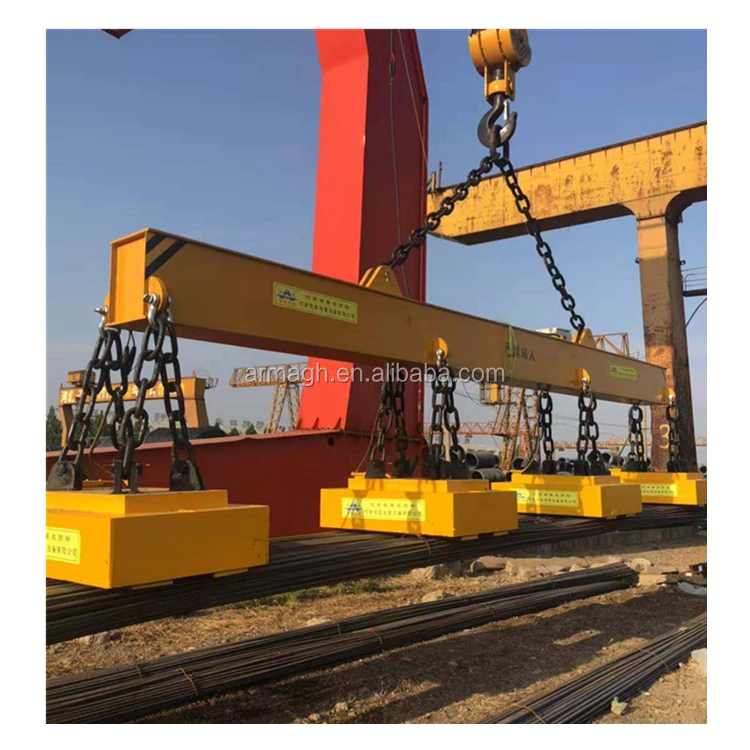 1t steel ball lift magnet bridge crane electromagnet